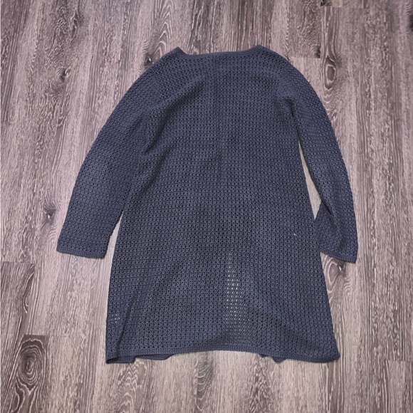 J. Jill Charcoal Knit Cardigan - Picture 3 of 3